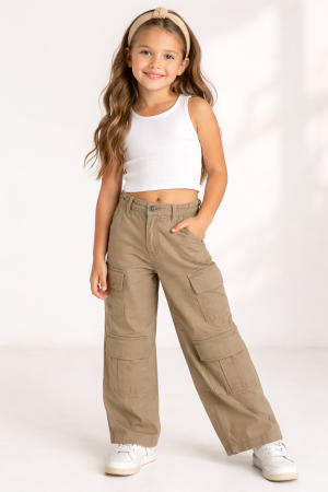 Calça cargo marrom